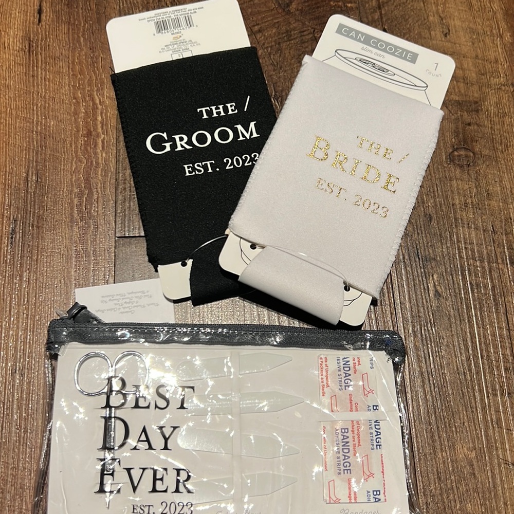 Wedding kit and coozie